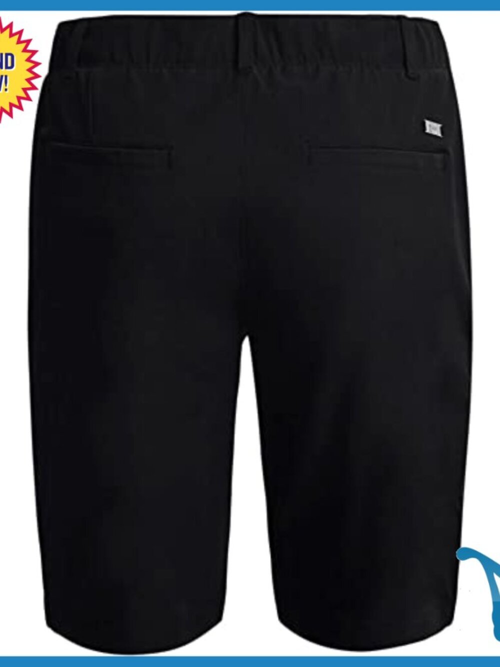 Water-Repellent Stretch Shorts with 4-Way Flex & Adjustable Waist - Picture 4 of 7